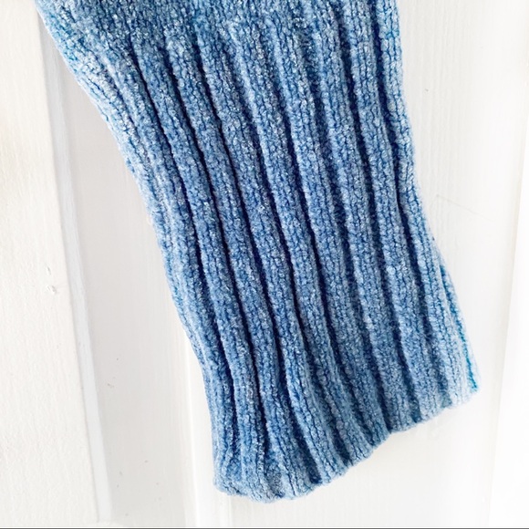 Set 2 Fresh Womens Juniors V-Neck Sweater Large Pink Blue Stretch Knit Tops L - Picture 9 of 16